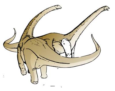 Alamosaurus dinosaur clipart