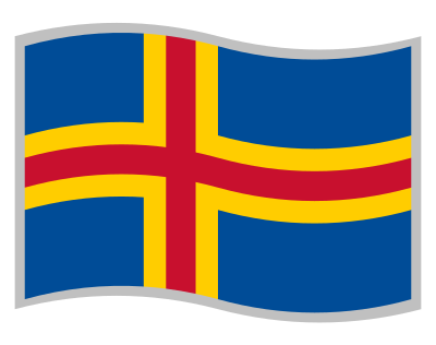 Ålands flagga clipart