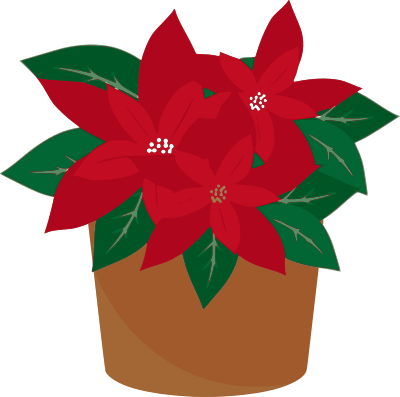 AlanSpeak-Poinsettia clipart
