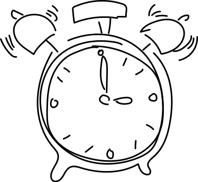 Alarm clock clipart
