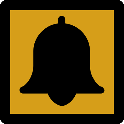 Alarm Icon [Umber] clipart
