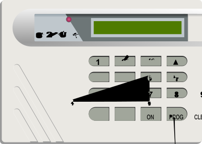 Alarm system S2000 off clipart