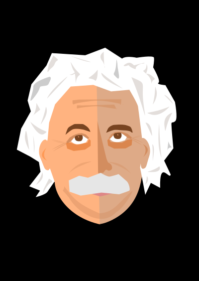 Albert Einstein clipart