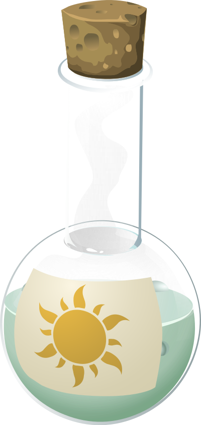 Alchemy Potion Draught Of Giant Amicability clipart