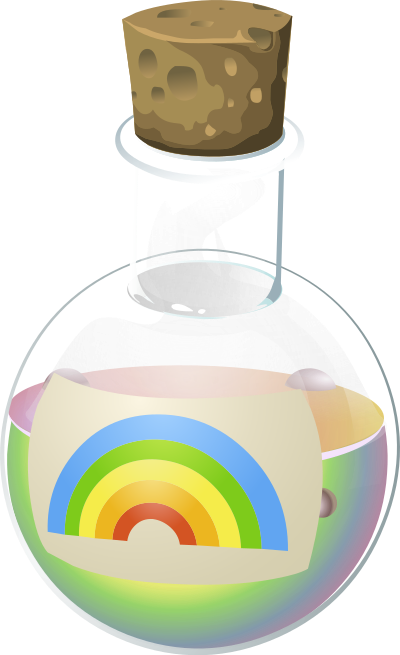 Alchemy Potion Rainbow Juice clipart