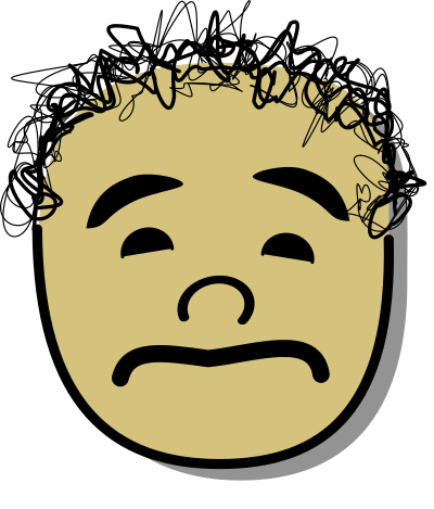 Ale triste clipart