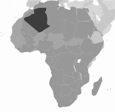 Algeria location clipart