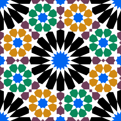 Alhambra tile clipart