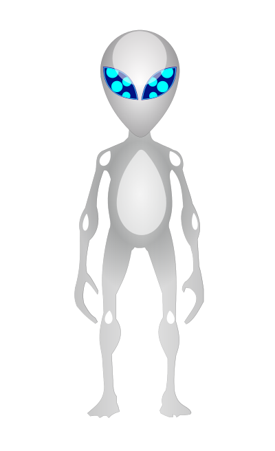 Alien clipart