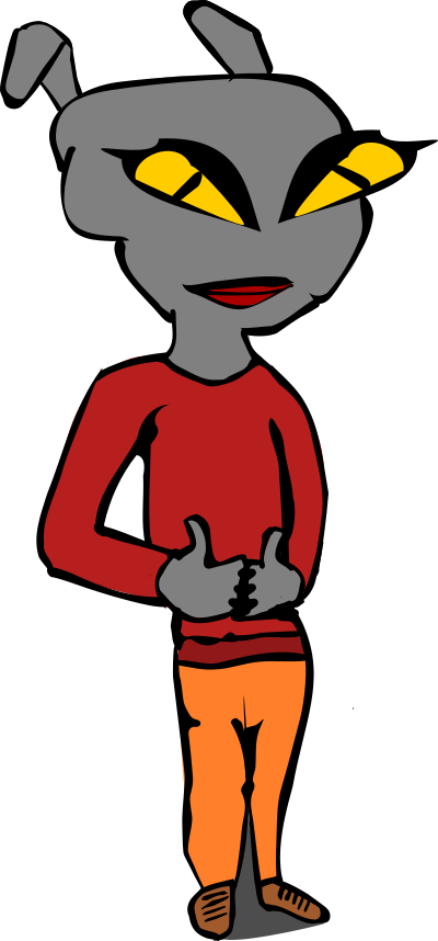 Alien clipart