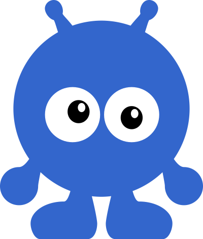Alien character clipart