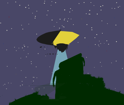 Alien Encounter clipart