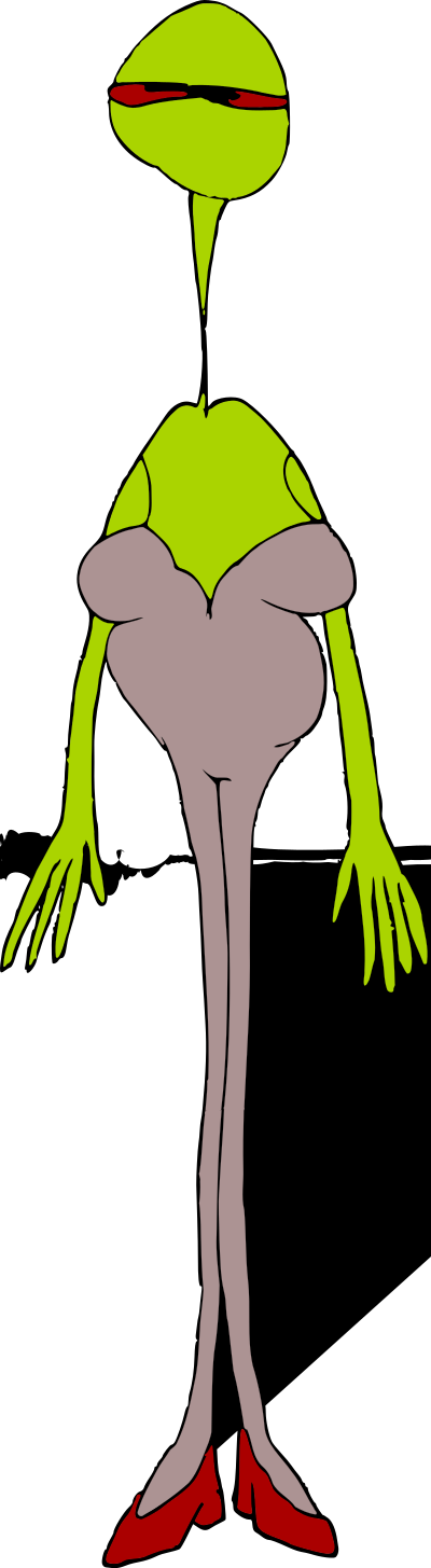 Alien Female clipart
