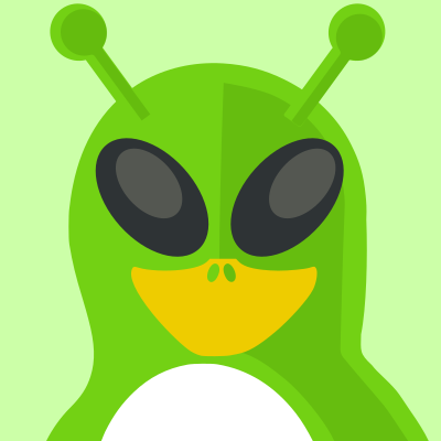 Alien Penguin clipart