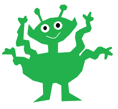 Alien refixed clipart