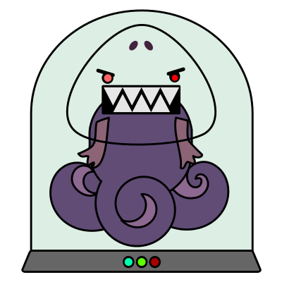 Alien Squid Monster - Remix clipart