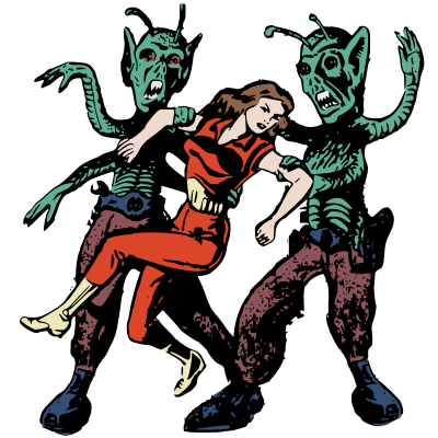 Aliens Grip Lady clipart