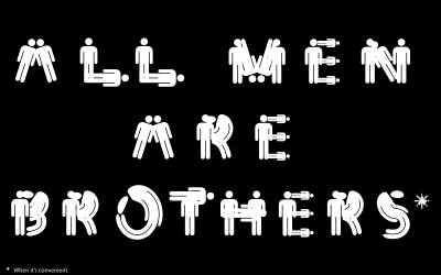 All Men Are Brothers... clipart