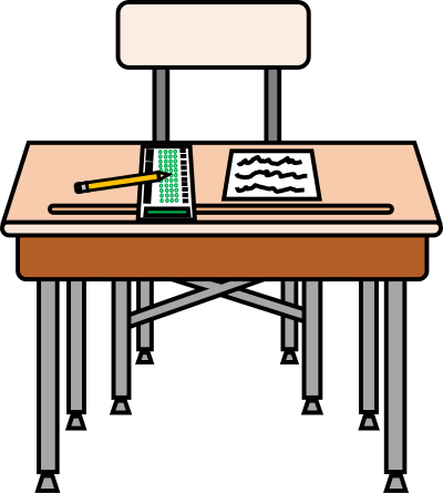 All ready for a test clipart
