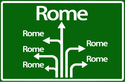 All Roads Lead To Rome clipart