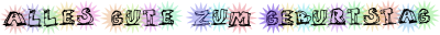 Alles Gute zum Geburtstag clipart
