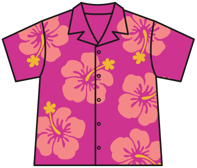 Aloha Shirt - Remix clipart