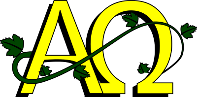 Alpha and Omega colored clipart