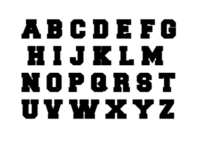 Alphabet 11 clipart