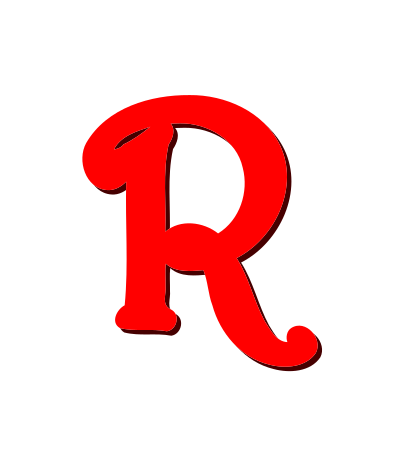Alphabet 12, letter R clipart