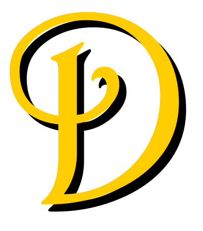 Alphabet 13, letter D clipart