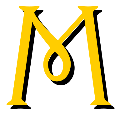 Alphabet 13, letter M clipart