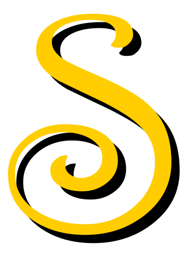 Alphabet 13, letter S clipart