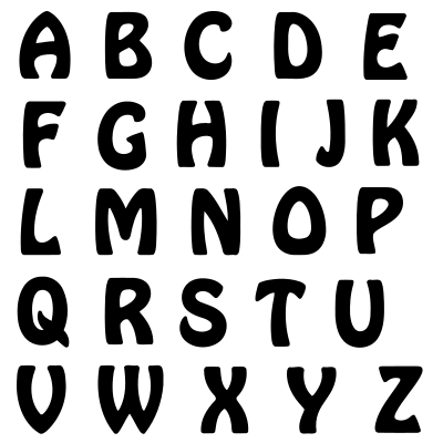 Alphabet 14 clipart