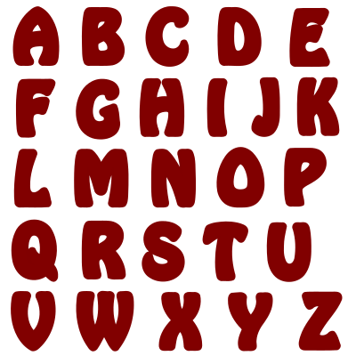 Alphabet 16 clipart