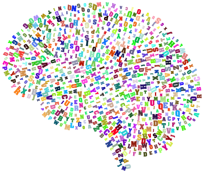 Alphabet Brain Prismatic clipart