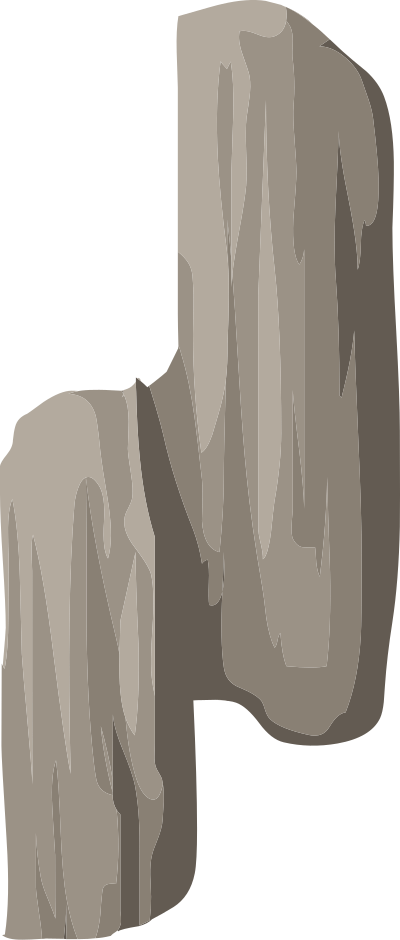 Alpine Landscape Cliff Face Bandaid 02b clipart