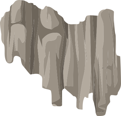 Alpine Landscape Cliff Face Bandaid Topper 01b Al1 clipart