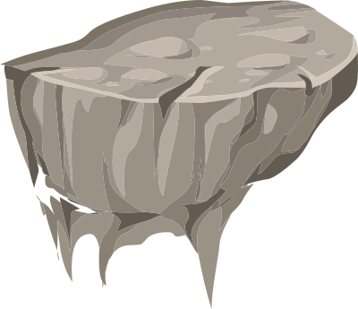 Alpine Landscape Cliff Face Plat 01a Al1 clipart