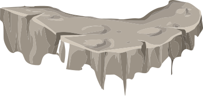 Alpine Landscape Cliff Face Plat 01b Al1 clipart