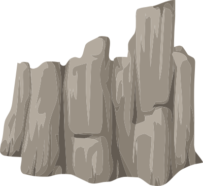 Alpine Landscape Cliff Face Skirt 01a Al1 clipart
