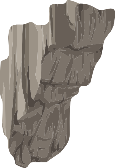 Alpine Landscape Cliff Side Shadow Overhang 01a Al1 clipart