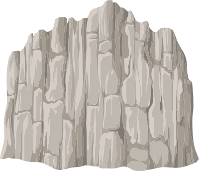 Alpine Landscape Cliffside 1b Al1 clipart