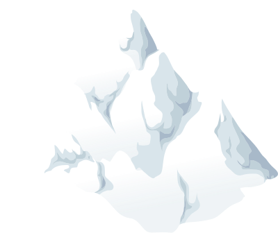 Alpine Landscape Cone Top Snow 01a Al1 clipart
