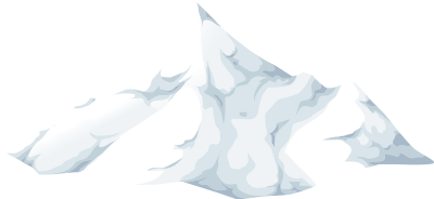Alpine Landscape Cone Top Snow 01b Al1 clipart