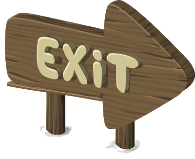 Alpine Landscape Exit Sign 01a Newxptutorialgroddle clipart