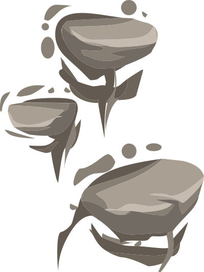 Alpine Landscape Ladder Rock 01a Al1 clipart