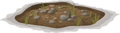 Alpine Landscape Patch Deco clipart
