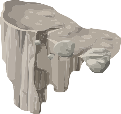 Alpine Landscape Platform Horizontal Ledge Corner Left Dip 01a Al1 clipart