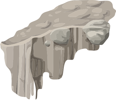 Alpine Landscape Platform Horizontal Ledge Corner Left Rise 01a Al1 clipart