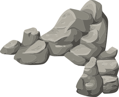 Alpine Landscape Rock Rubble Corner 01a Al1 clipart